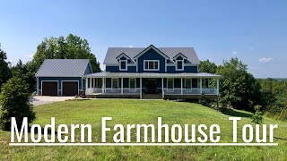 Modern Farmhouse Home Tour Buildyourownhouse [upl. by Oloap538]