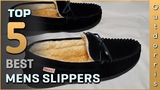 Top 5 Best Mens Slippers Review in 2025 [upl. by Inalem]