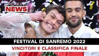 Sanremo 2022 Vincitori e Classifica Finale [upl. by Carew159]