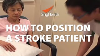 How To Position A Stroke Patient [upl. by Esirehc]