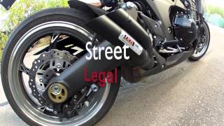 IXIL L2X Slipon exhaust for Kawazaki Z1000 [upl. by Calley]