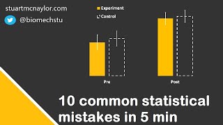 Ten Statistical Mistakes in 5 Min [upl. by Tanny881]