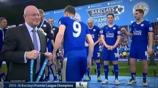 Leicester City Lifting the Premier League Trophy Complete [upl. by Carmon]