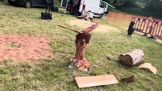 A fabulous range of wooden sculpture at Caerleon festival 2024 [upl. by Cormac]