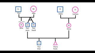 Genogramas Construcción Básica [upl. by Ostap]