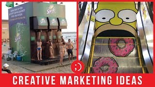 47 Creative Marketing and Guerilla Marketing Ideas Slideshow [upl. by Drannek]