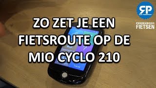 ZO ZET JE EEN FIETSROUTE OP DE MIO CYCLO 210 [upl. by Shanly]