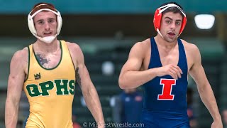 141 – William Grater G Central Michigan University vs Danny Pucino R University of Illinois [upl. by Alaecim]