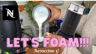 How To Foam Milk With Aeroccino 3 Make Coffee With Foam Tips amp Tricks  Easy Foamed Latte Recipe [upl. by Audette943]