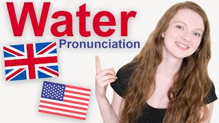 How to Pronounce quotWaterquot in British English and American English [upl. by Yesdnik]