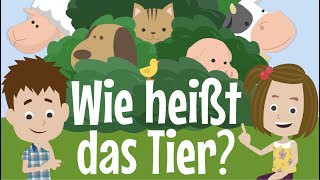 Kinderlied Tiere amp Tiergeräusche  Wie heißt das Tier  BlauBlau Kinderlieder zum Mitsingen [upl. by Kra218]