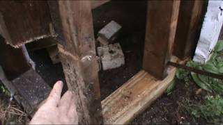 Replace Rotted Wall Sill Plate Or Rotted Wall Board [upl. by Spanjian]