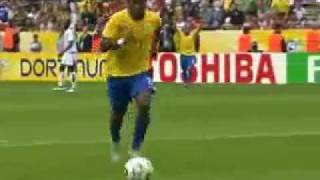 Brazil  Ghana 30 FIFA World Cup 2006 Highlights [upl. by Button]