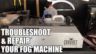 Fog Machine Troubleshooting and Repair [upl. by Ev979]