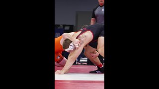 Zac Braunagel Wins at 197 vs Indiana  Illinois Wrestling [upl. by Ramberg]