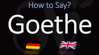 How to Pronounce Goethe  German amp English Pronunciation [upl. by Aisa13]