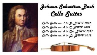 Johann Sebastian Bach  Cello suites in 432 Hz great for reading or studying [upl. by Cerell]