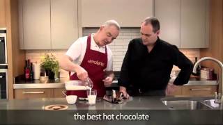 How to make a hot chocolate using an aerolatte milk frother [upl. by Cassiani]