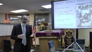 Rashi Jewish History Lecture by Dr Henry Abramson [upl. by Frankhouse]