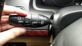 How to turn on fog lights [upl. by Nomrej]