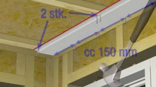 Monteringsanimasjon Focus MDF Panelbord i tak [upl. by Lerak69]