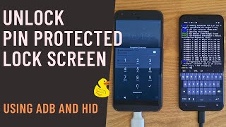 How to unlock PIN protected Android device using ADB and HID method  Brute force  Rubber Ducky [upl. by Sudbury]