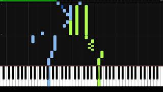 Le Coucou The Cuckoo  Louis Claude Daquin  Piano Tutorial  Synthesia  How to play [upl. by Aloke7]