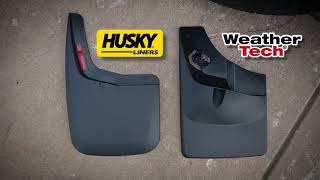 MUD FLAPS  Husky vs Weathertech [upl. by Eelibuj]